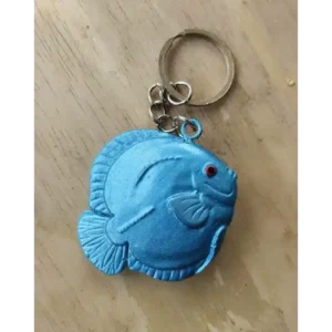 Blue Diamond Discus Key Ring